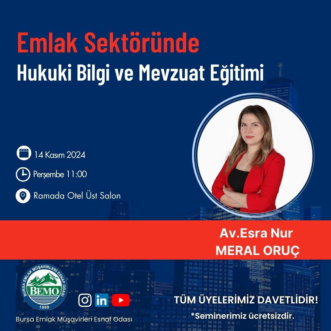 Emlak Sektöründe Hukuki Bilgi ve Mevzuat Eğitimi