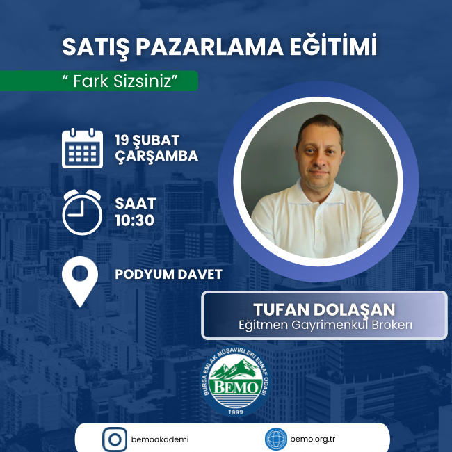 Satış Pazarlama Eğitimi: “Fark Sizsiniz”