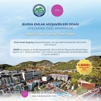 Üyelere özel tatil fırsatı!