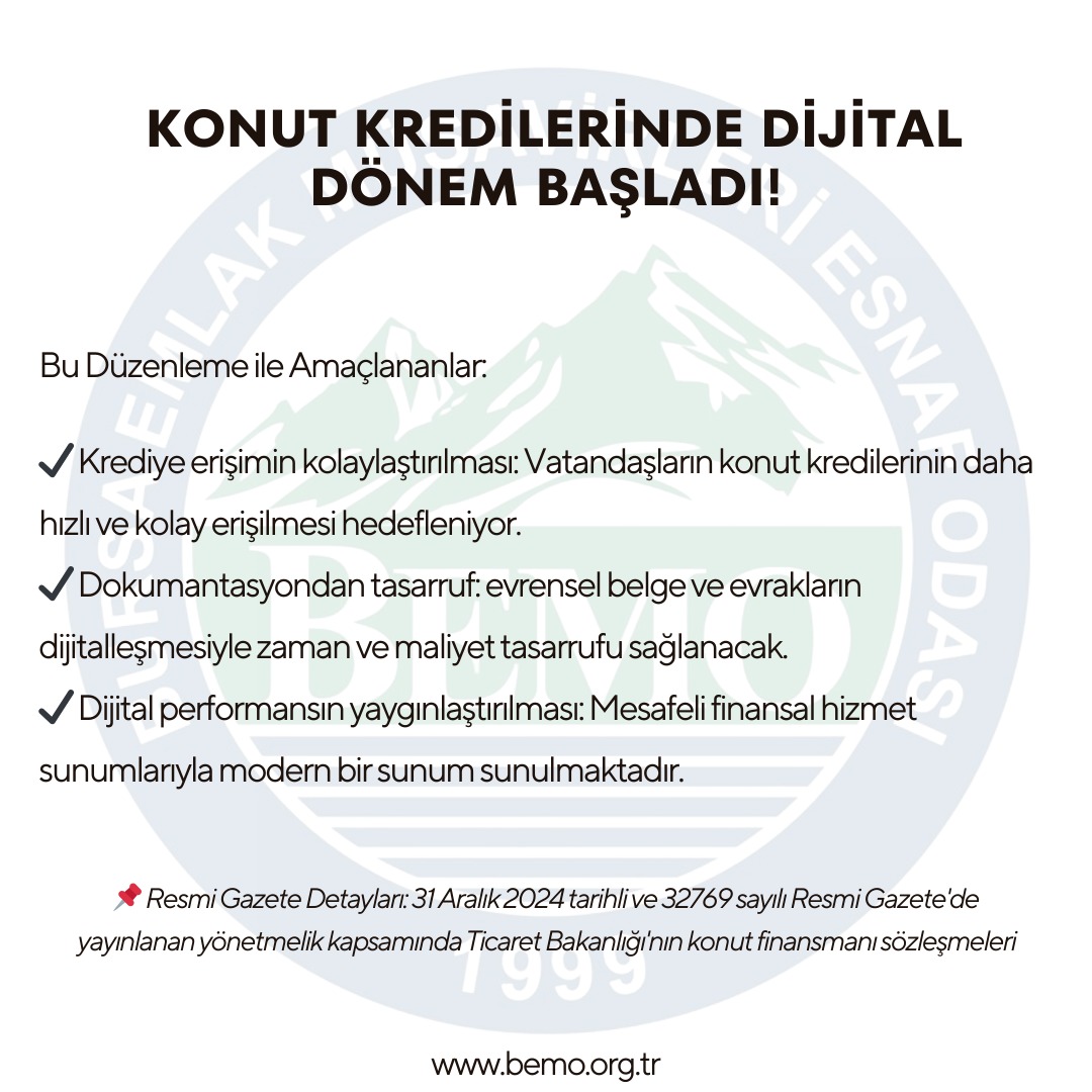 Konut Kredisinde Dijital Dönem Başladı!