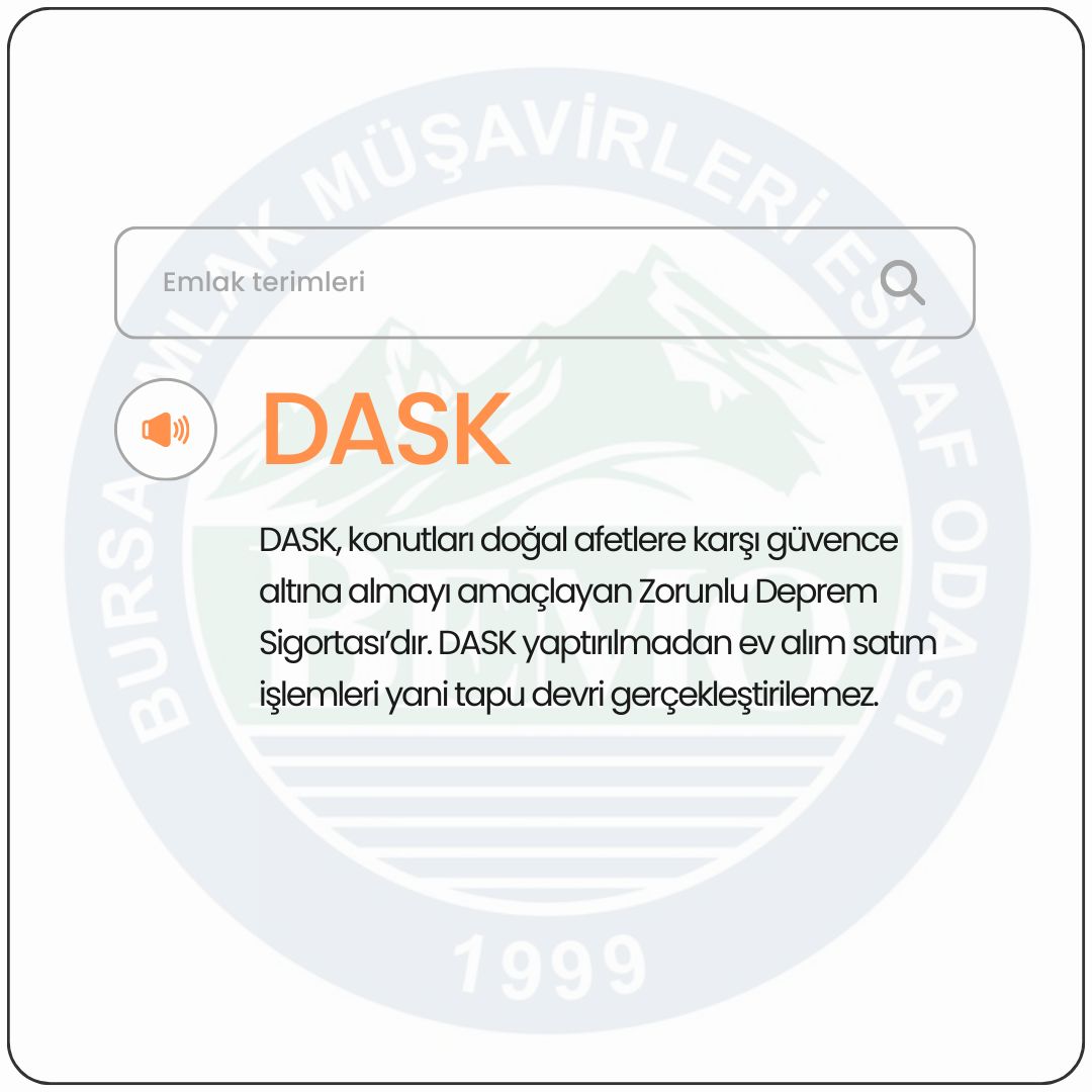 DASK (Zorunlu Deprem Sigortası) Nedir