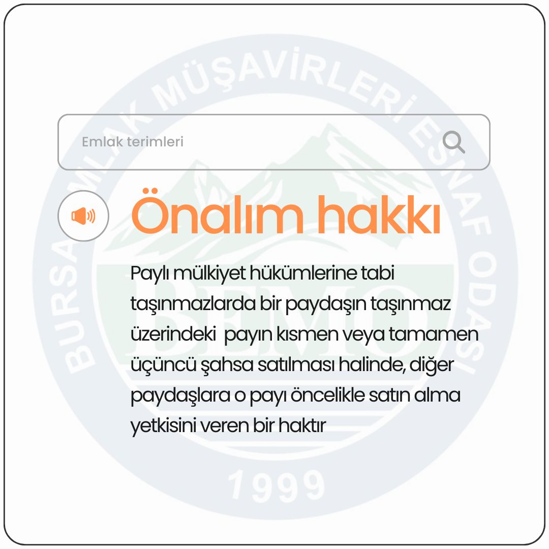 Gayrimenkulde Ön Alım Hakkı Nedir? (Şufa Hakkı)